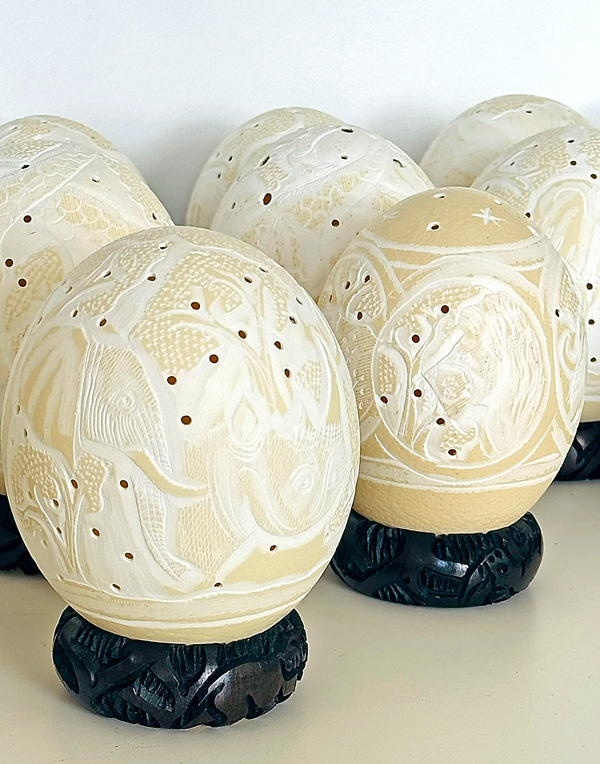 Premium Ostrich Egg Shell